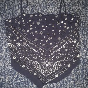 garage bandana top